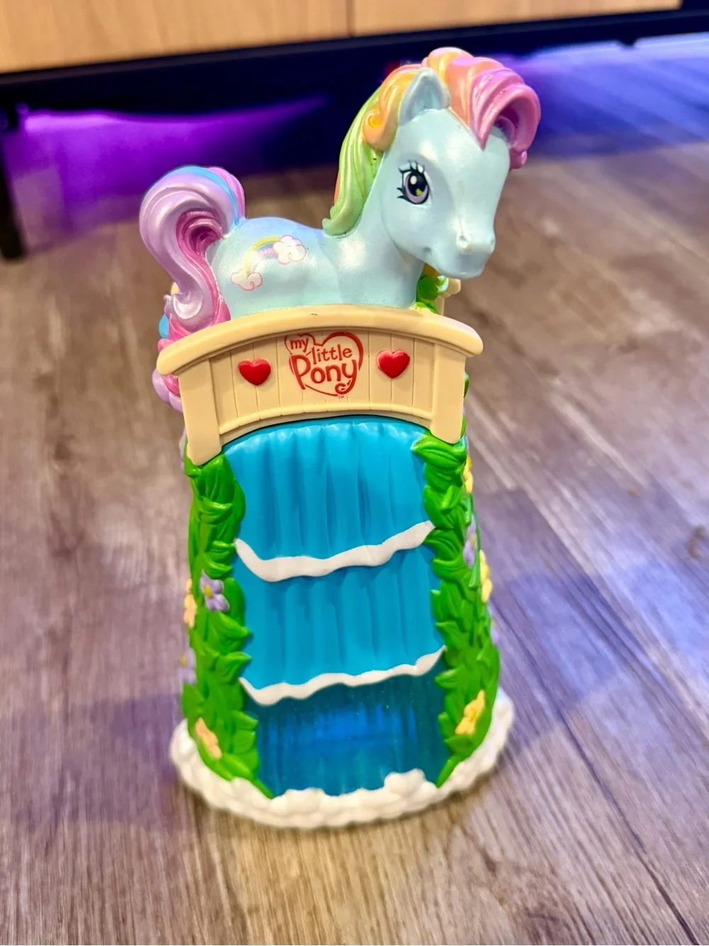 My Little Pony Rainbow Pastel Pony Bath soap dispenser Blue Waterfall